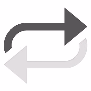Return journey icon