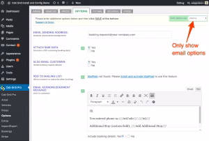 CabGrid Pro email configuration